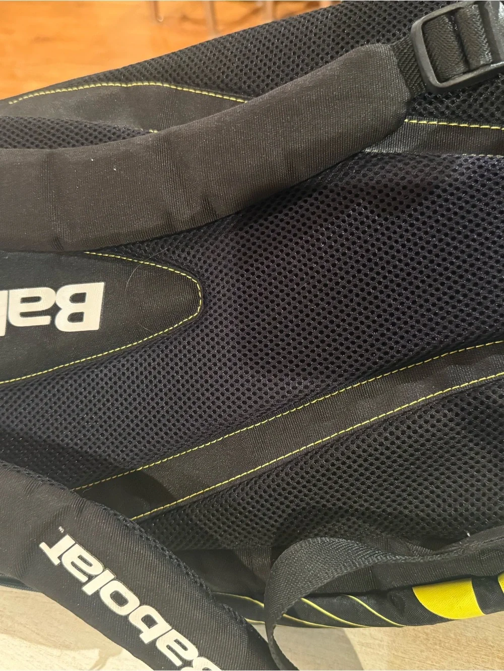Babolat x Raphael Nader Pure Aero Backpack Tennis Bag - Black & Yellow